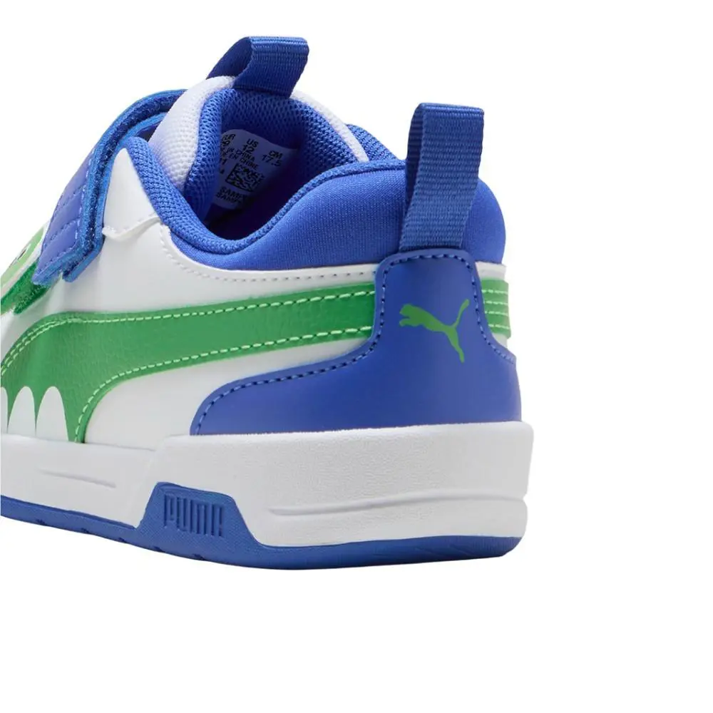 Puma shoes - PUMA Multiflex 2 Dino Slip On  Toddler - 40565001 - Blue, White 5
