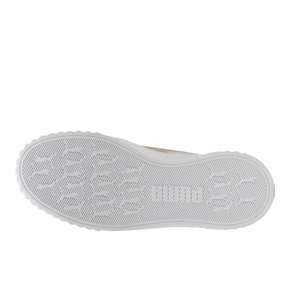 Puma shoes - PUMA Carina 3.0 Metallic Whisper Lace Up - 40451102 - White 3