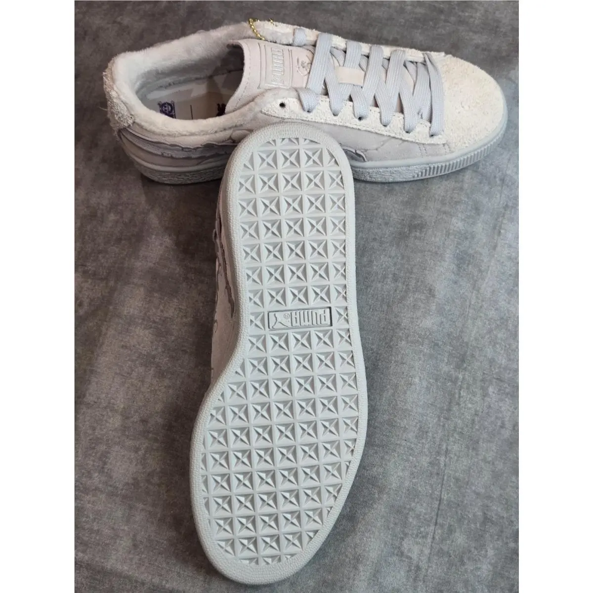 Puma shoes - PUMA One Piece Suede 3 Jr - 396720-01 - Gray 3