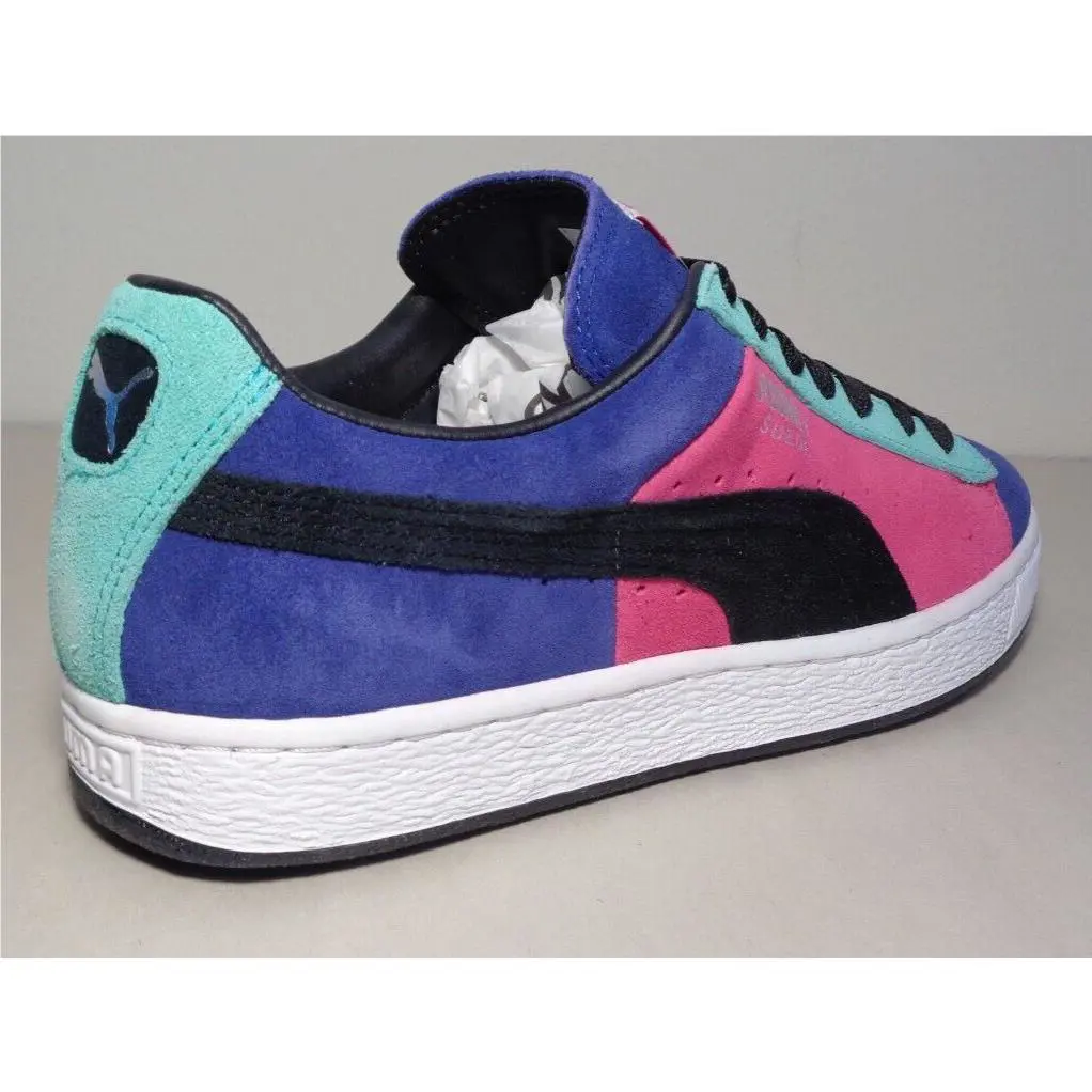 Puma shoes - Suede Stripes & Blocks - Suede Stripes Blocks - Spectrum Blue-Black (UPC: 887121604832) 9