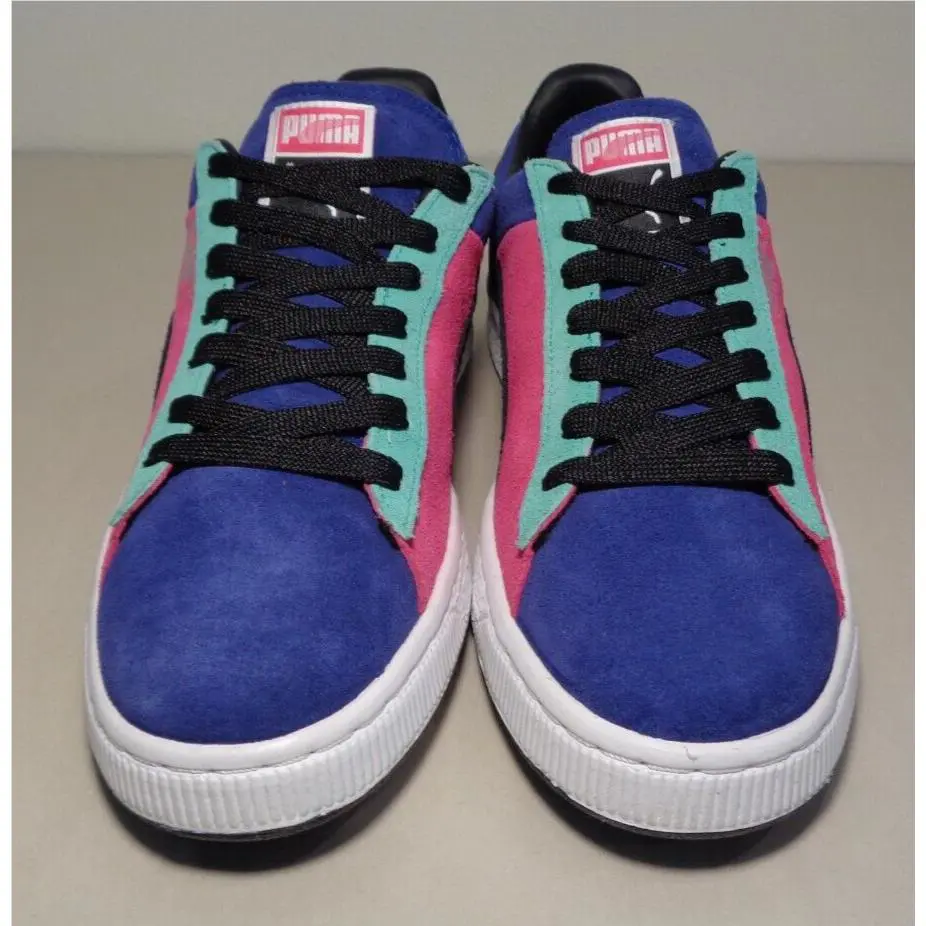 Puma shoes - Suede Stripes & Blocks - Suede Stripes Blocks - Spectrum Blue-Black (UPC: 887121604832) 10