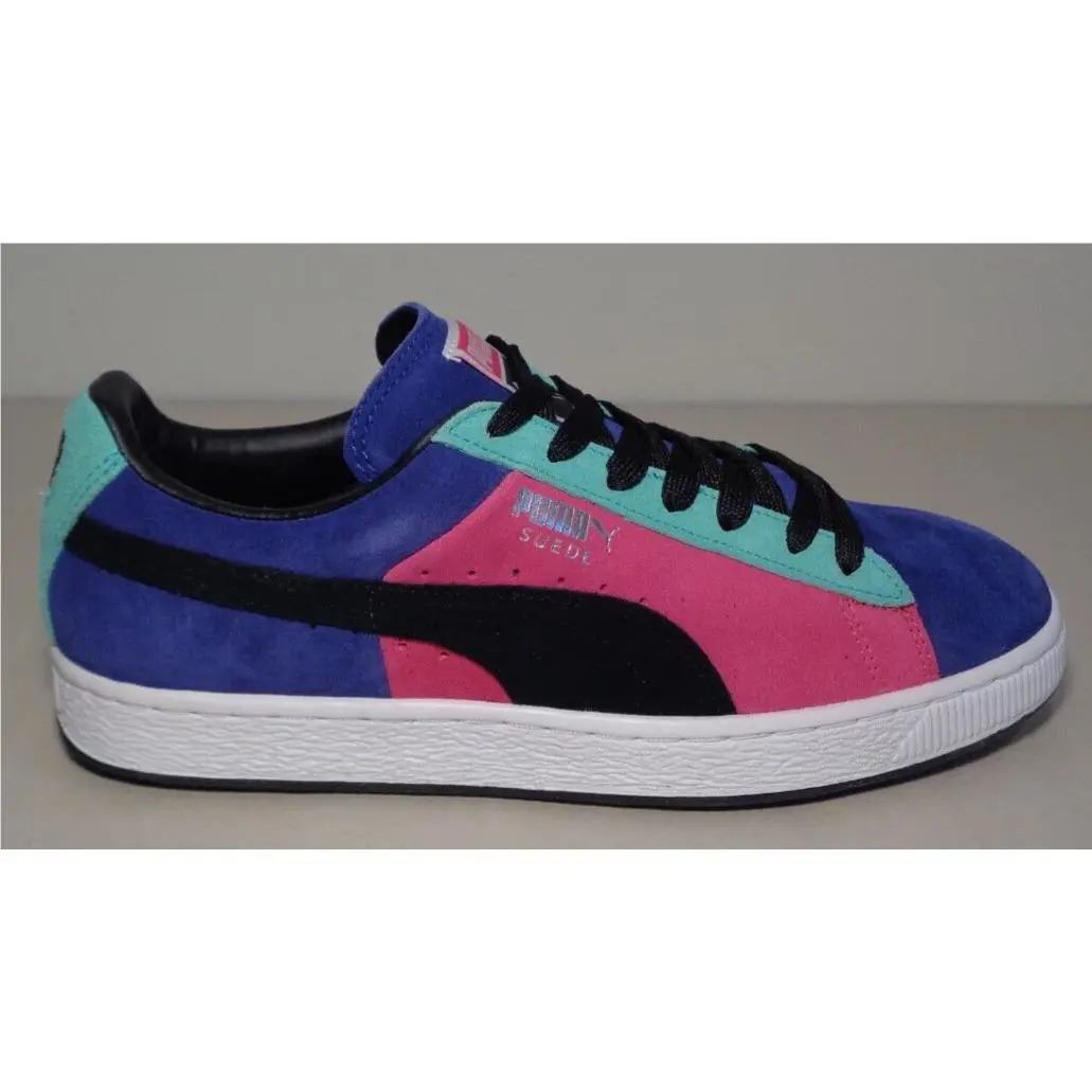 Puma shoes - Suede Stripes & Blocks - Suede Stripes Blocks - Spectrum Blue-Black (UPC: 887121604832) 0
