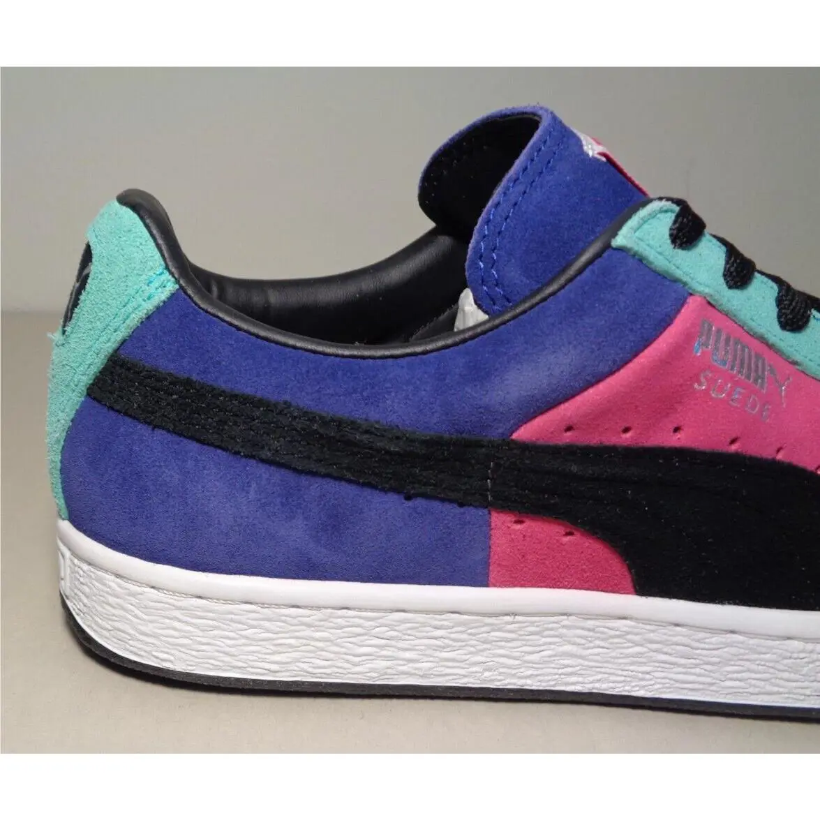 Puma shoes - Suede Stripes & Blocks - Suede Stripes Blocks - Spectrum Blue-Black (UPC: 887121604832) 1