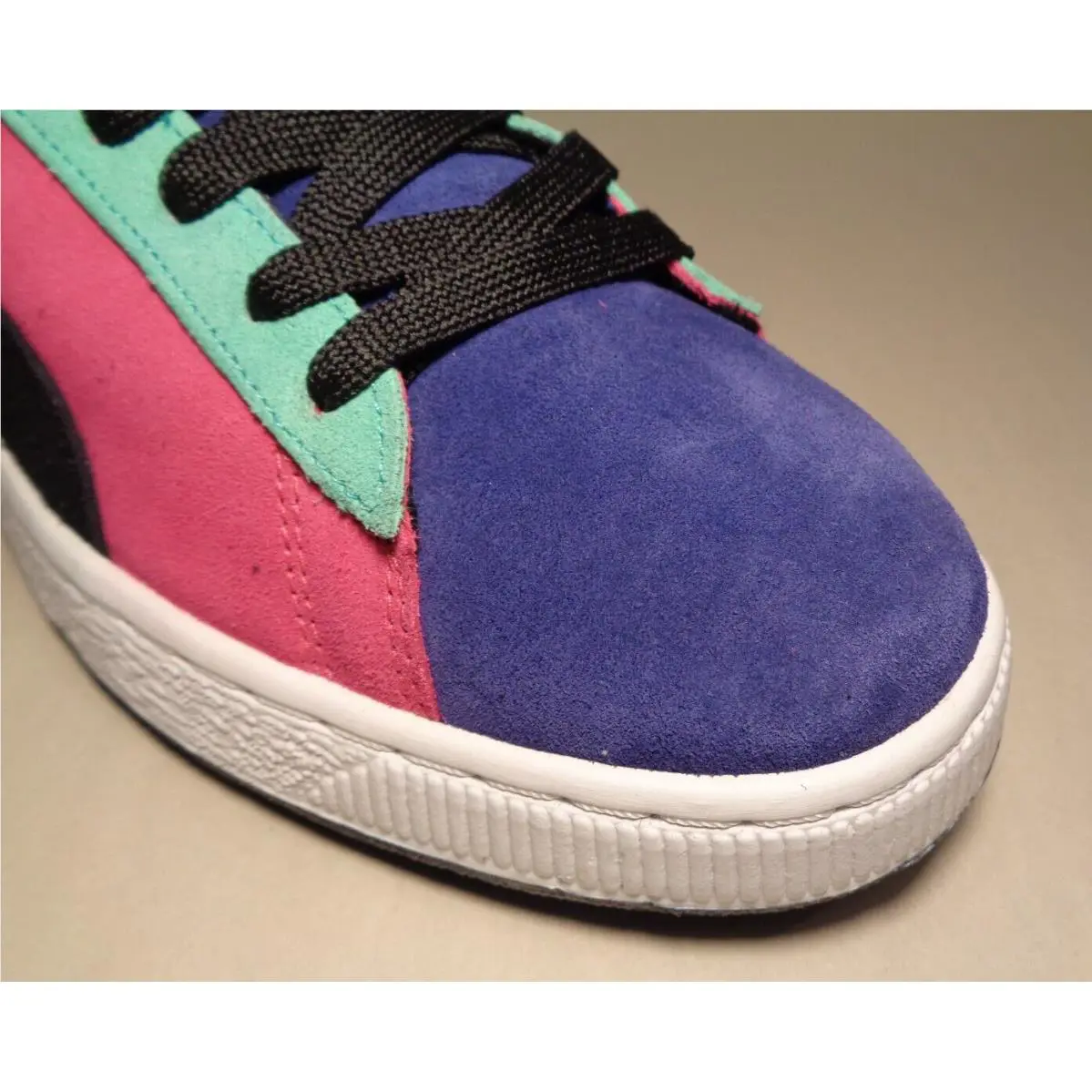 Puma shoes - Suede Stripes & Blocks - Suede Stripes Blocks - Spectrum Blue-Black (UPC: 887121604832) 3