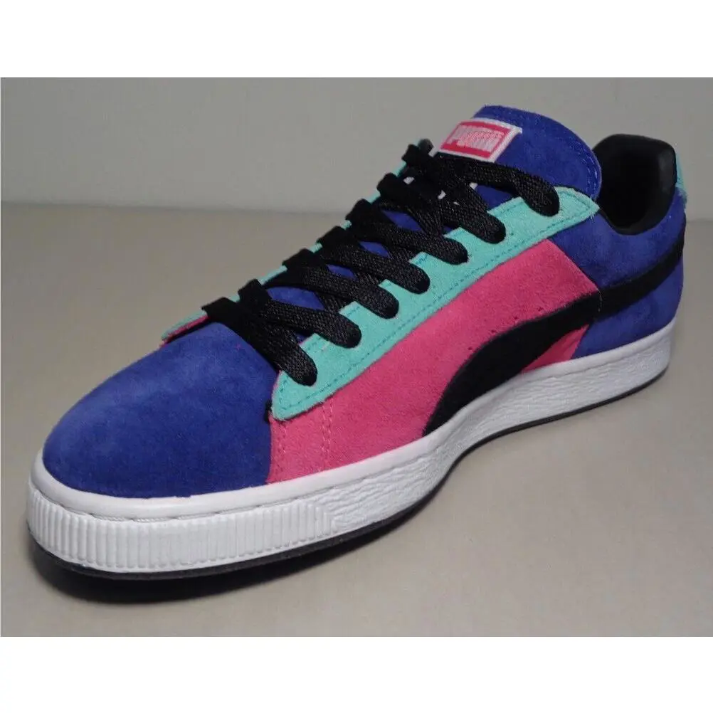 Puma shoes - Suede Stripes & Blocks - Suede Stripes Blocks - Spectrum Blue-Black (UPC: 887121604832) 5