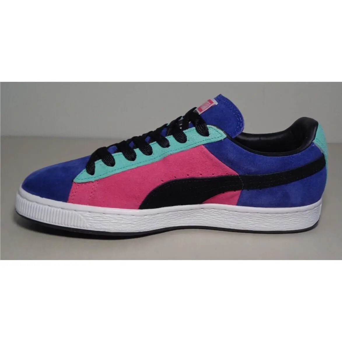 Puma shoes - Suede Stripes & Blocks - Suede Stripes Blocks - Spectrum Blue-Black (UPC: 887121604832) 6