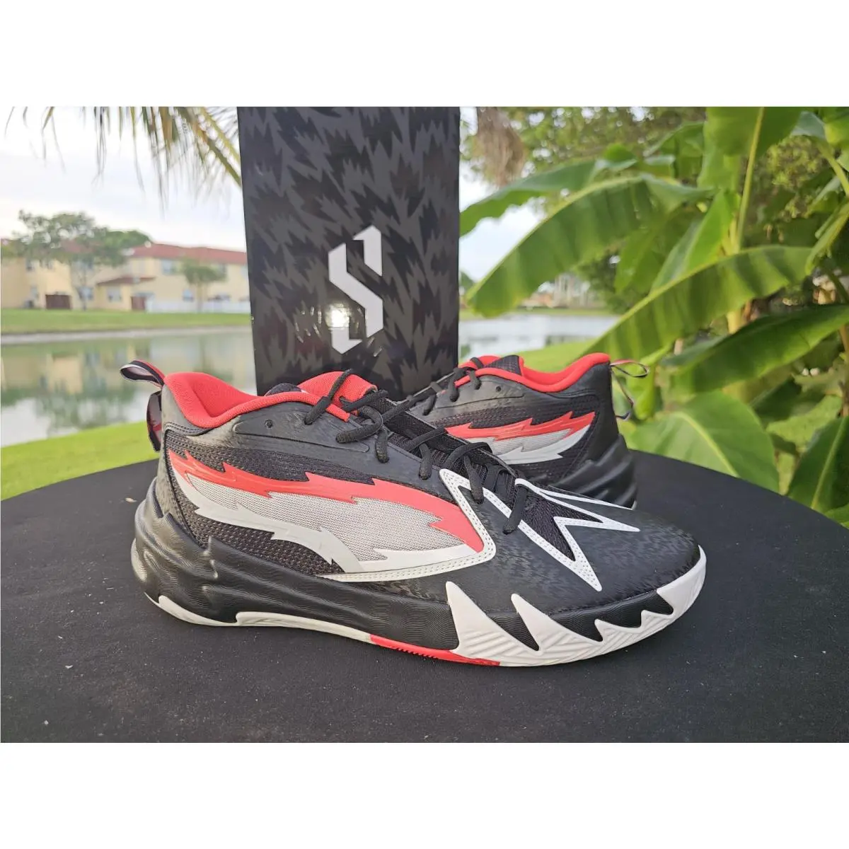 Puma shoes - PUMA City - City - 310901-01 - Black For All Time Red 1