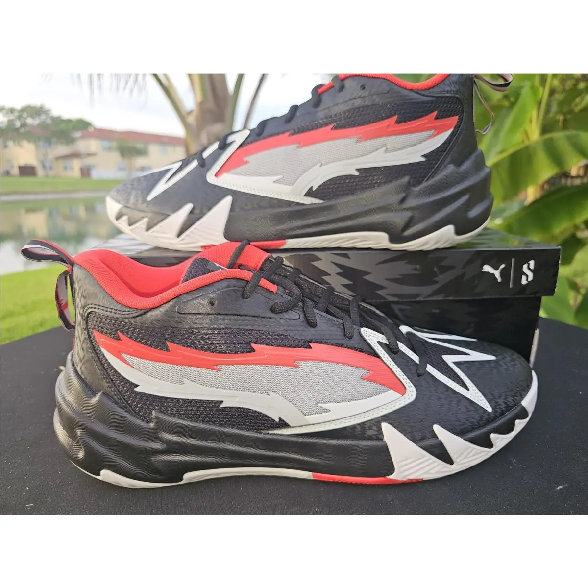 Puma shoes - PUMA City - City - 310901-01 - Black For All Time Red 4