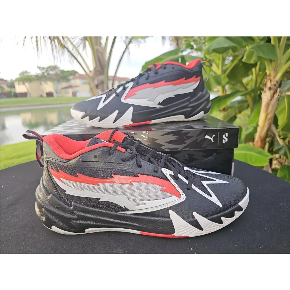 Puma shoes - PUMA City - City - 310901-01 - Black For All Time Red 5