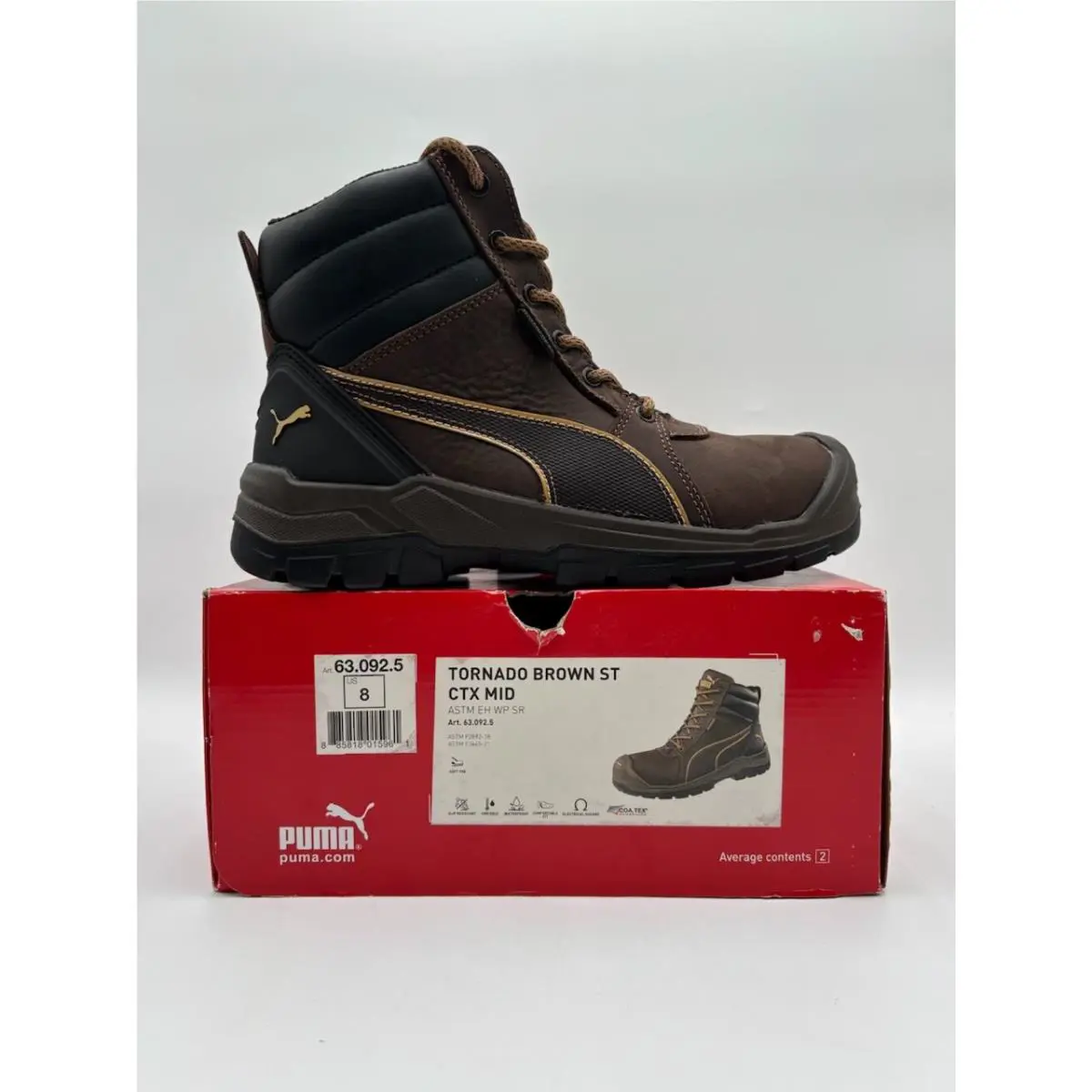 Puma shoes - Puma TORNADO BROWN ST CTX MID - 630925 - Brown 9
