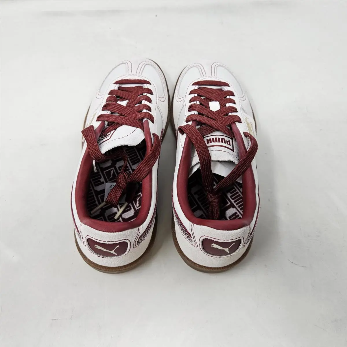 Puma shoes - Palermo OG - Palermo - 383011 14 - Warm White, Intense Red (UPC: 197670268448) 4