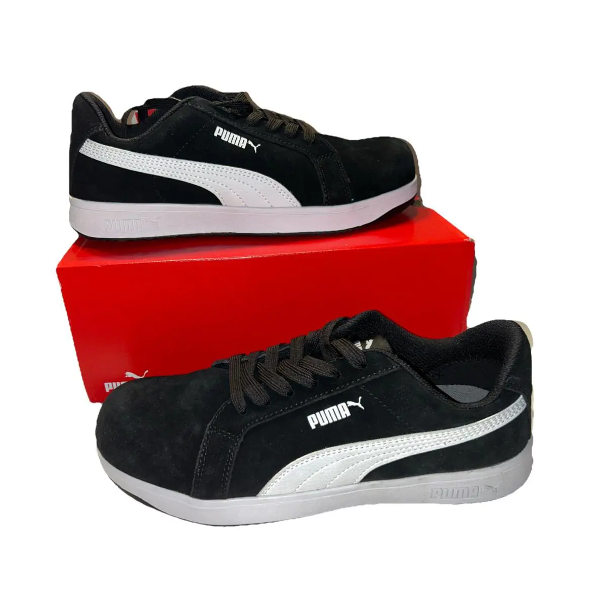 Puma shoes - Puma Safety Footwear - Safety Footwear - Black Suede 12
