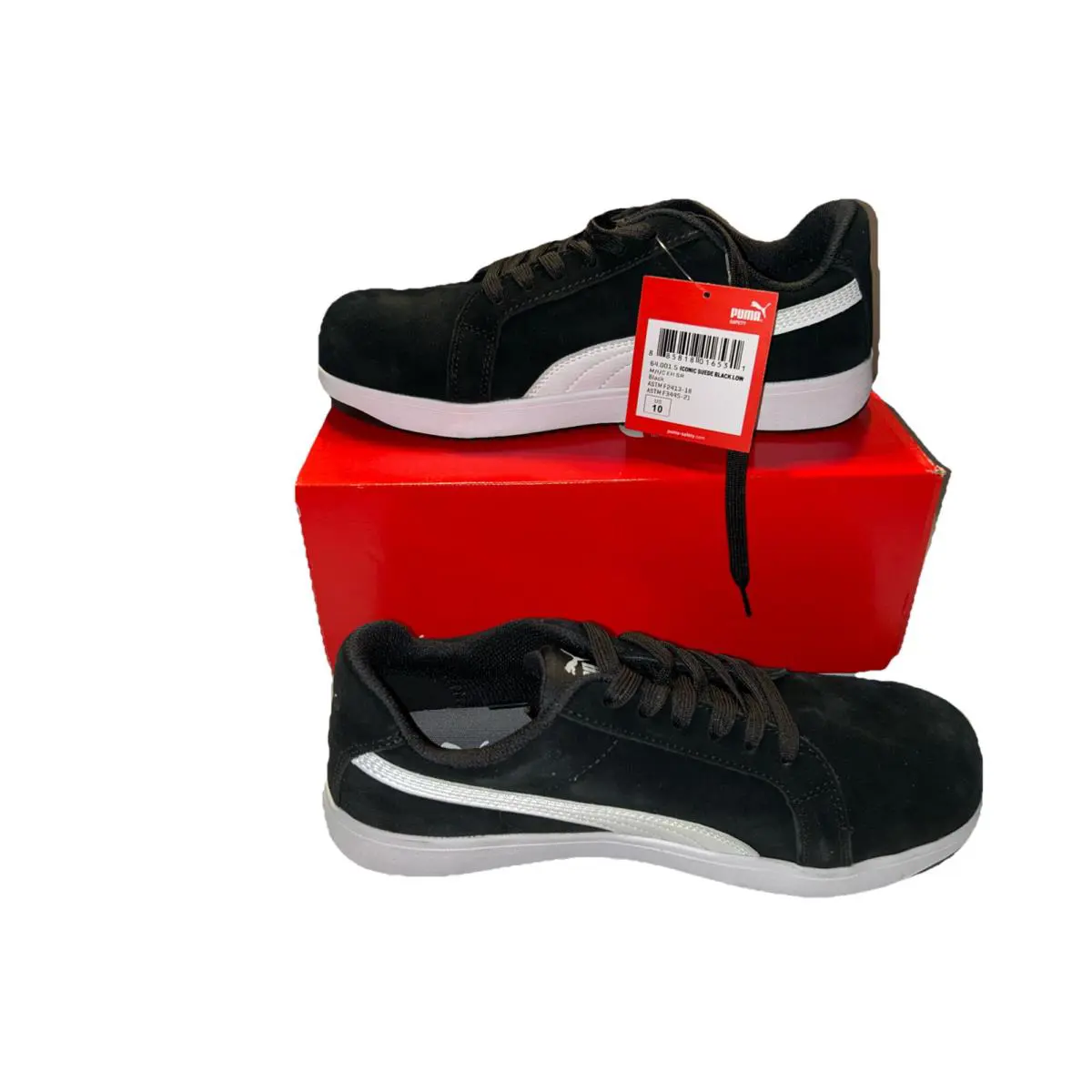 Puma shoes - Puma Safety Footwear - Safety Footwear - Black Suede 13