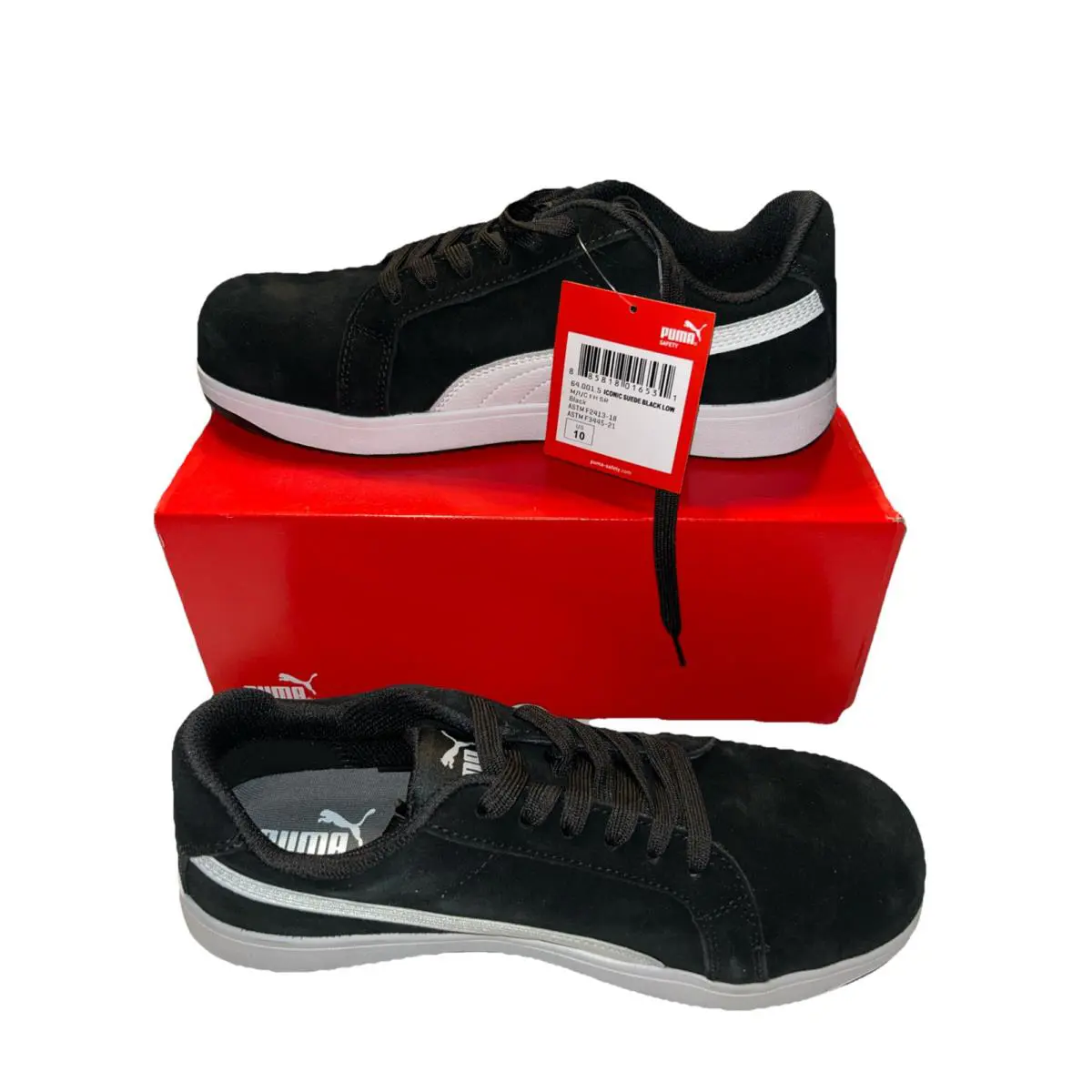 Puma shoes - Puma Safety Footwear - Safety Footwear - Black Suede 14