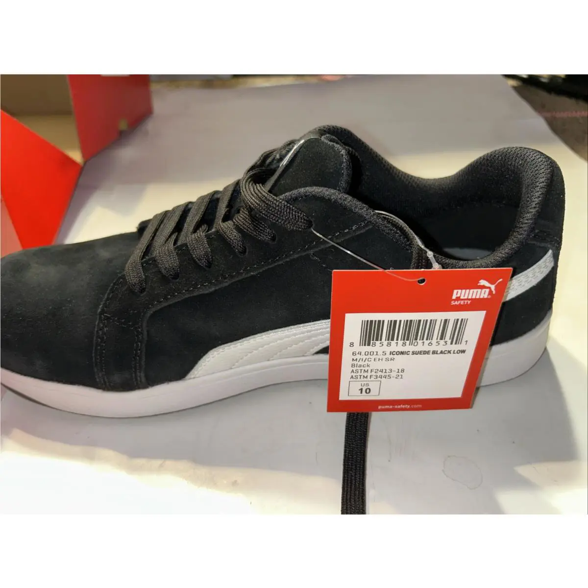 Puma shoes - Puma Safety Footwear - Safety Footwear - Black Suede 16