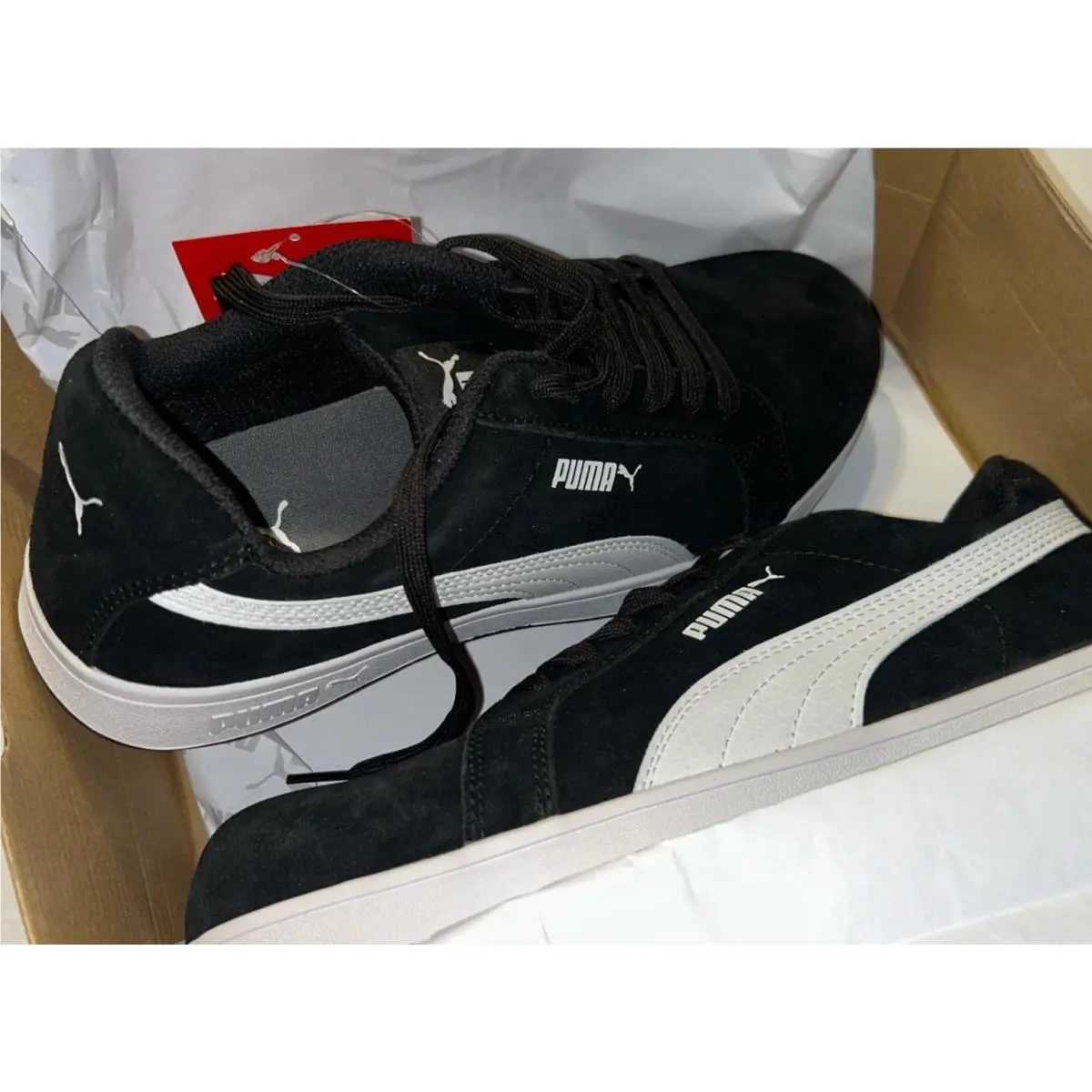Puma shoes - Puma Safety Footwear - Safety Footwear - Black Suede 6