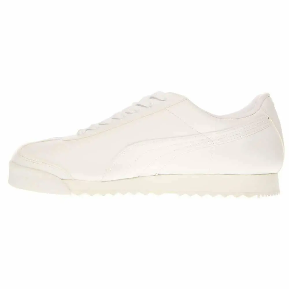 Puma shoes - PUMA Roma Basic Lace Up - 353572-21 - White (UPC: 886378702780) 2