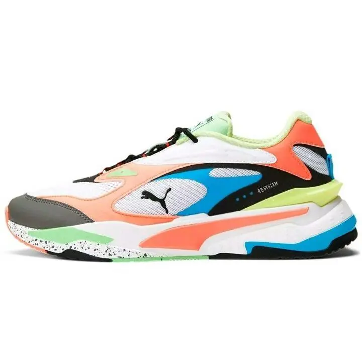 Puma shoes - RS-FAST - 368783 01 - Puma White / Nrgy Peach / Nrgy Blue 4