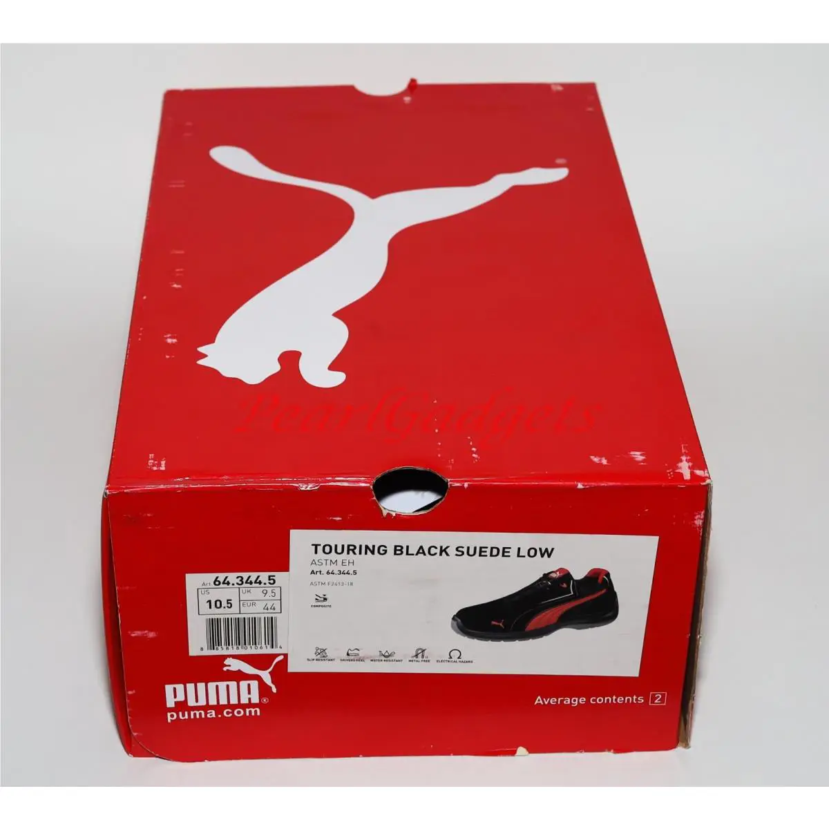 Puma shoes - Black / Red 8