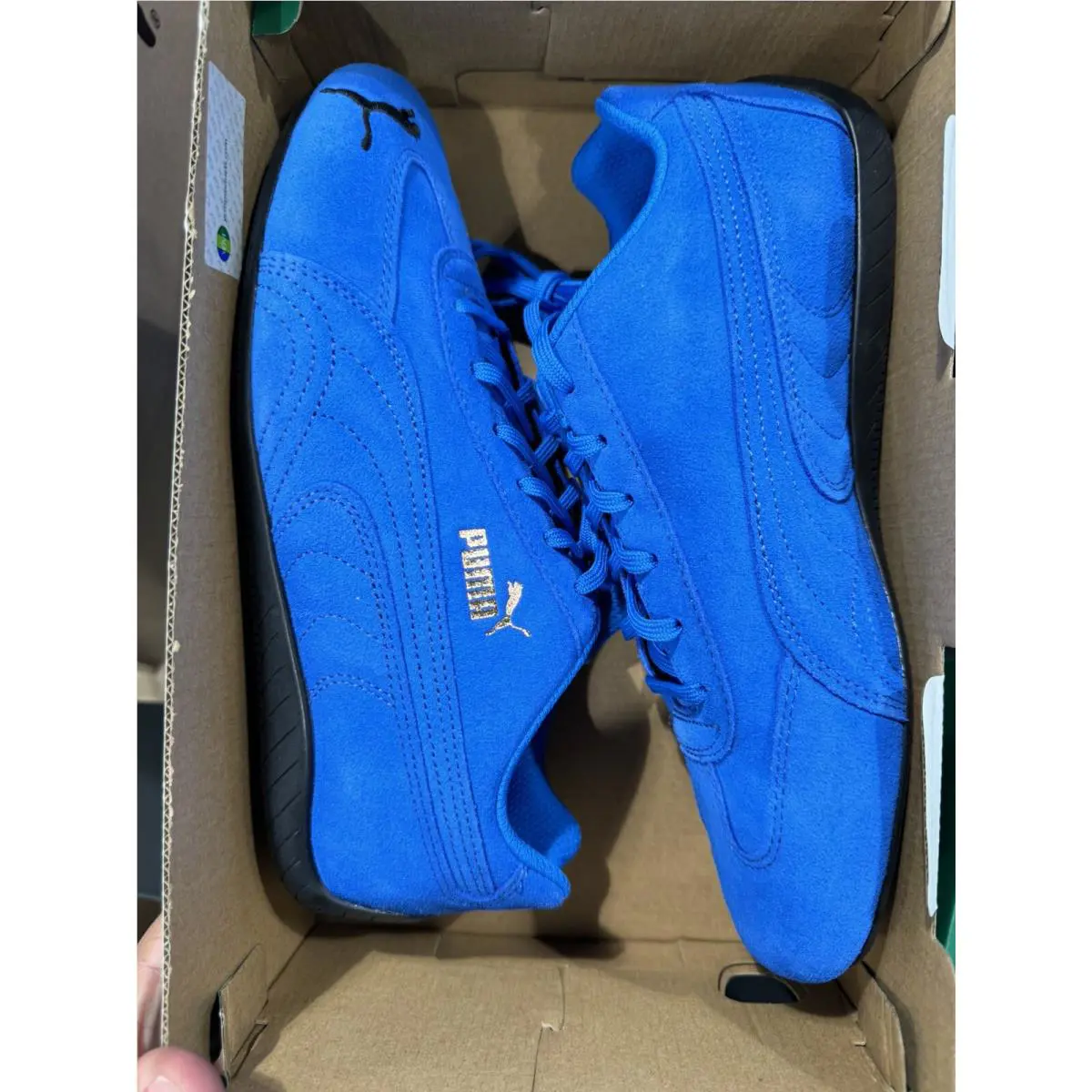 Puma shoes - Puma Speedcat Shield Sd Lace Up - Blue 4