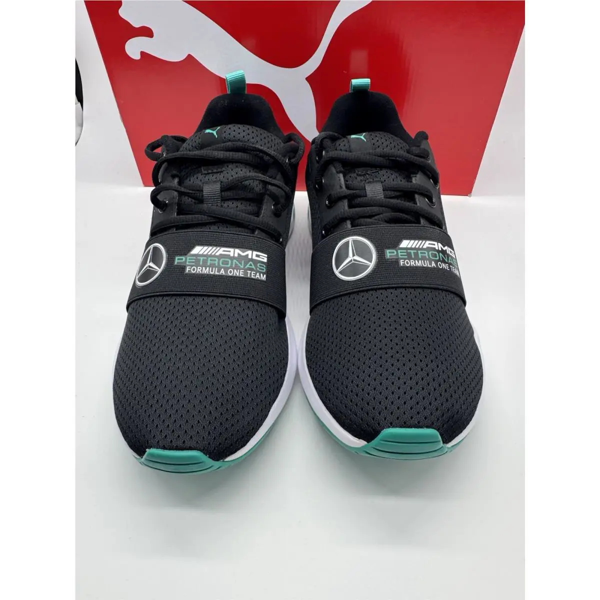 Puma shoes - Black Green 3