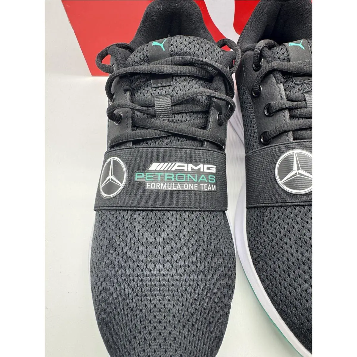 Puma shoes - Black Green 4
