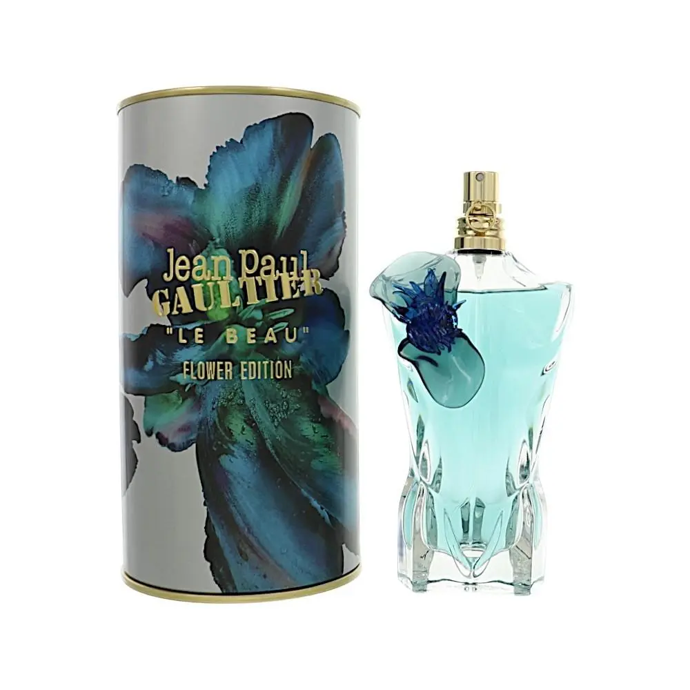 Le Beau Flower Edition by Jean Paul Gaultier Box For Men 4.2 Oz Eau De Parfum