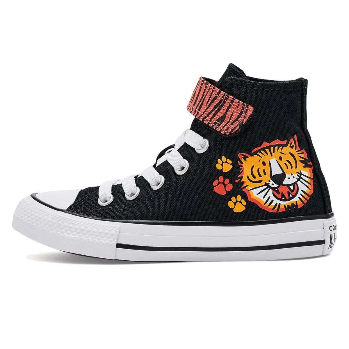 Converse shoes - Black/Gold Palm/White 2