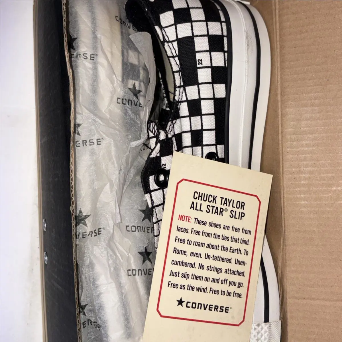 Converse shoes - CONVERSE ALL STAR CROSSWORD - ALL STAR CROSSWORD - 100240F - BLACK / WHITE CHECKER 10