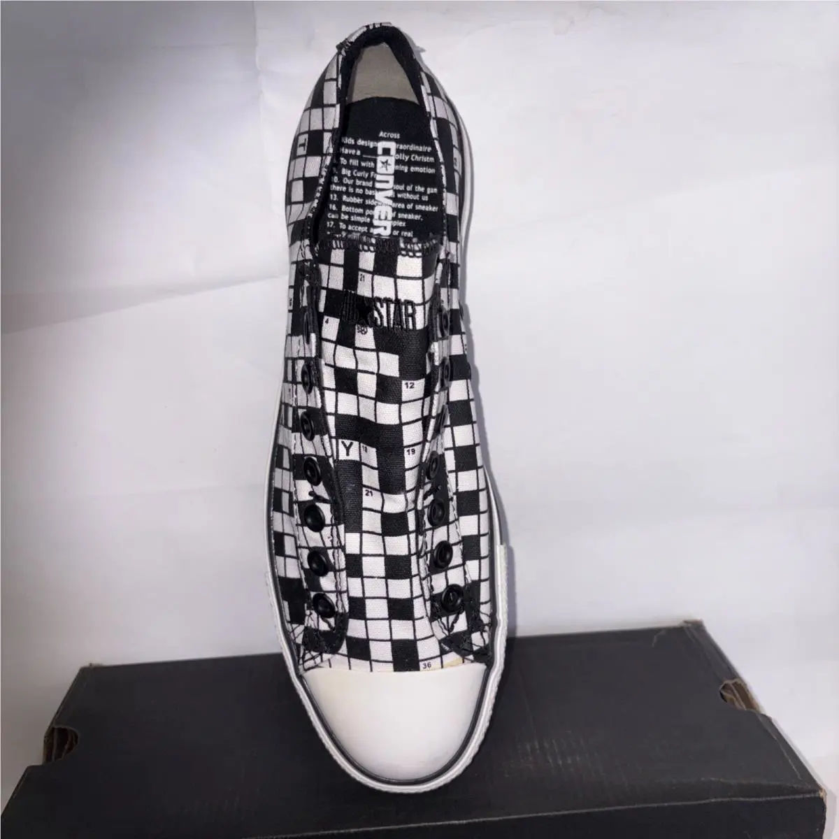 Converse shoes - CONVERSE ALL STAR CROSSWORD - ALL STAR CROSSWORD - 100240F - BLACK / WHITE CHECKER 0
