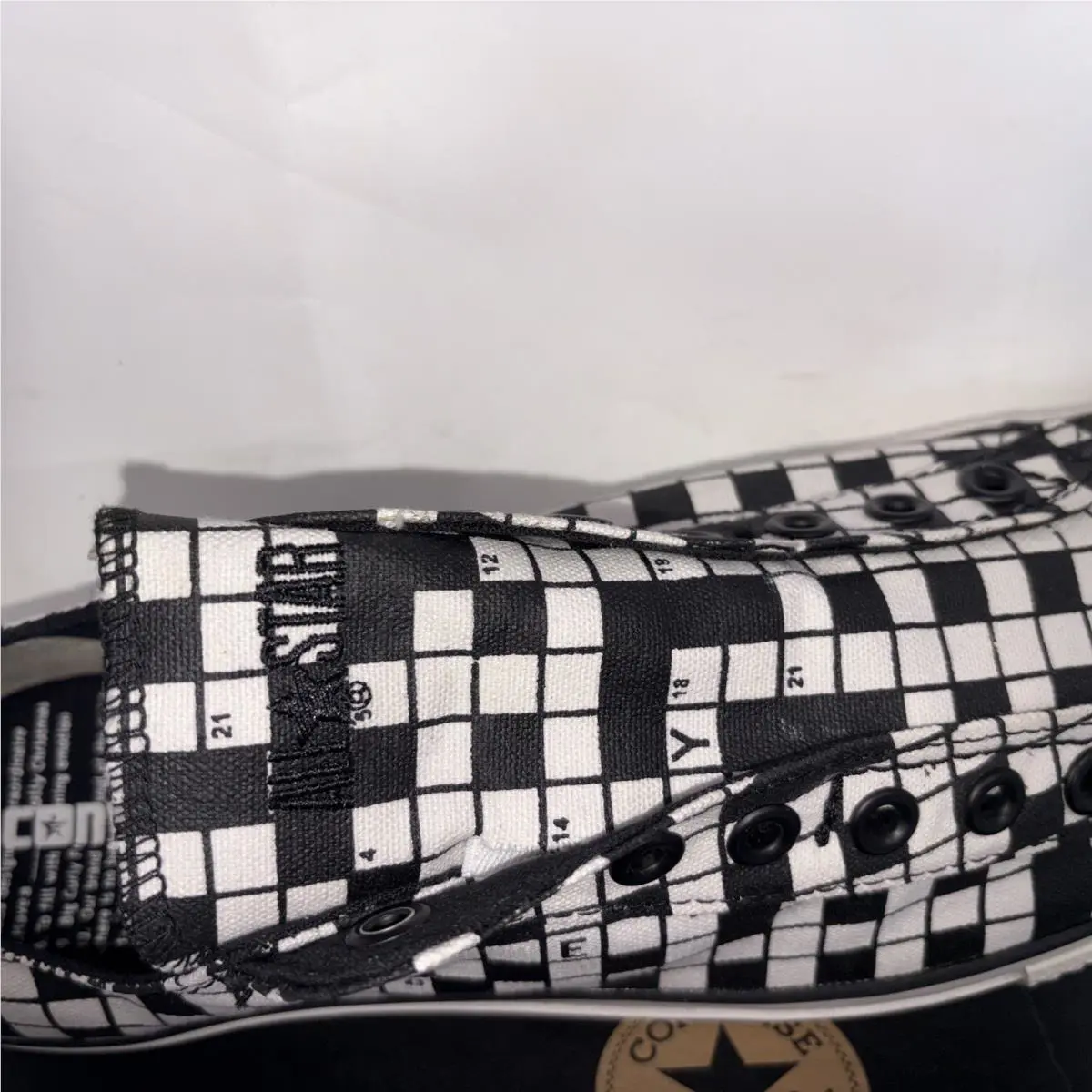 Converse shoes - CONVERSE ALL STAR CROSSWORD - ALL STAR CROSSWORD - 100240F - BLACK / WHITE CHECKER 4