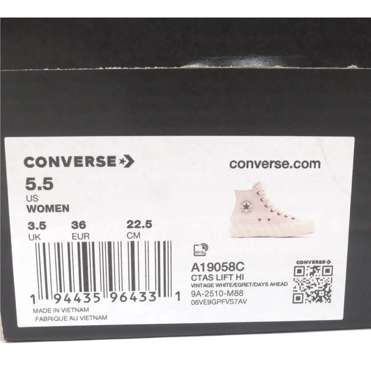 Converse shoes - A19058C - A19058C - White High Top 12