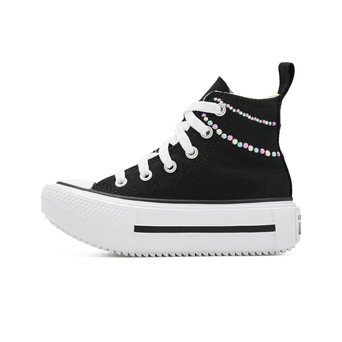 Converse shoes - Black/Lt Shocking Orchid/White 2