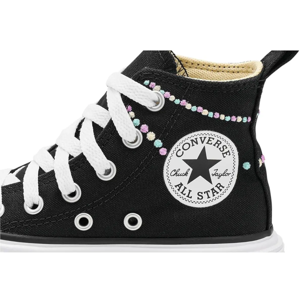 Converse shoes - Black/Lt Shocking Orchid/White 4