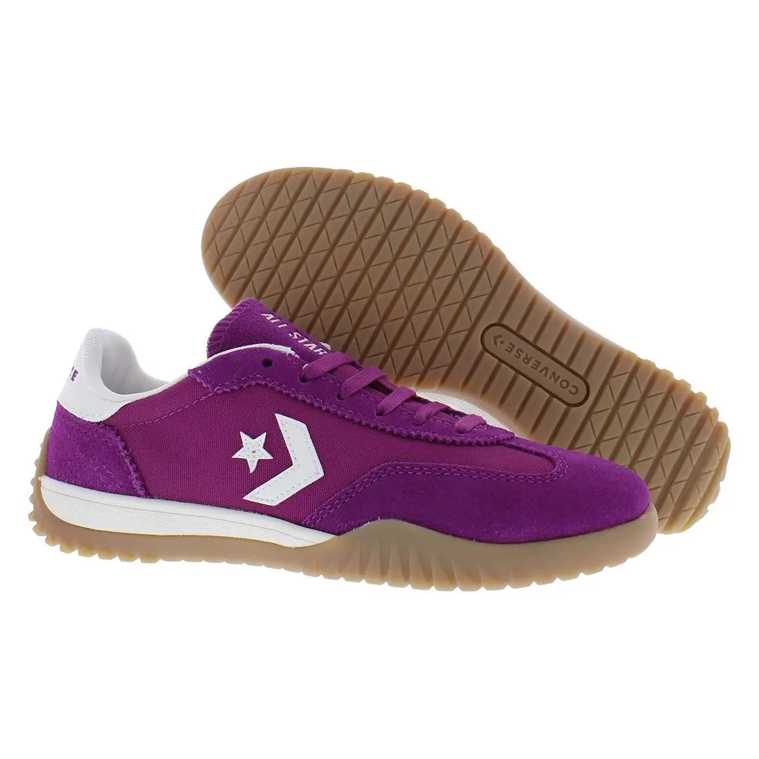 Converse Run Star Trainer Oxford Unisex Shoes - Quantum Violet/Egret/White, Main: Purple