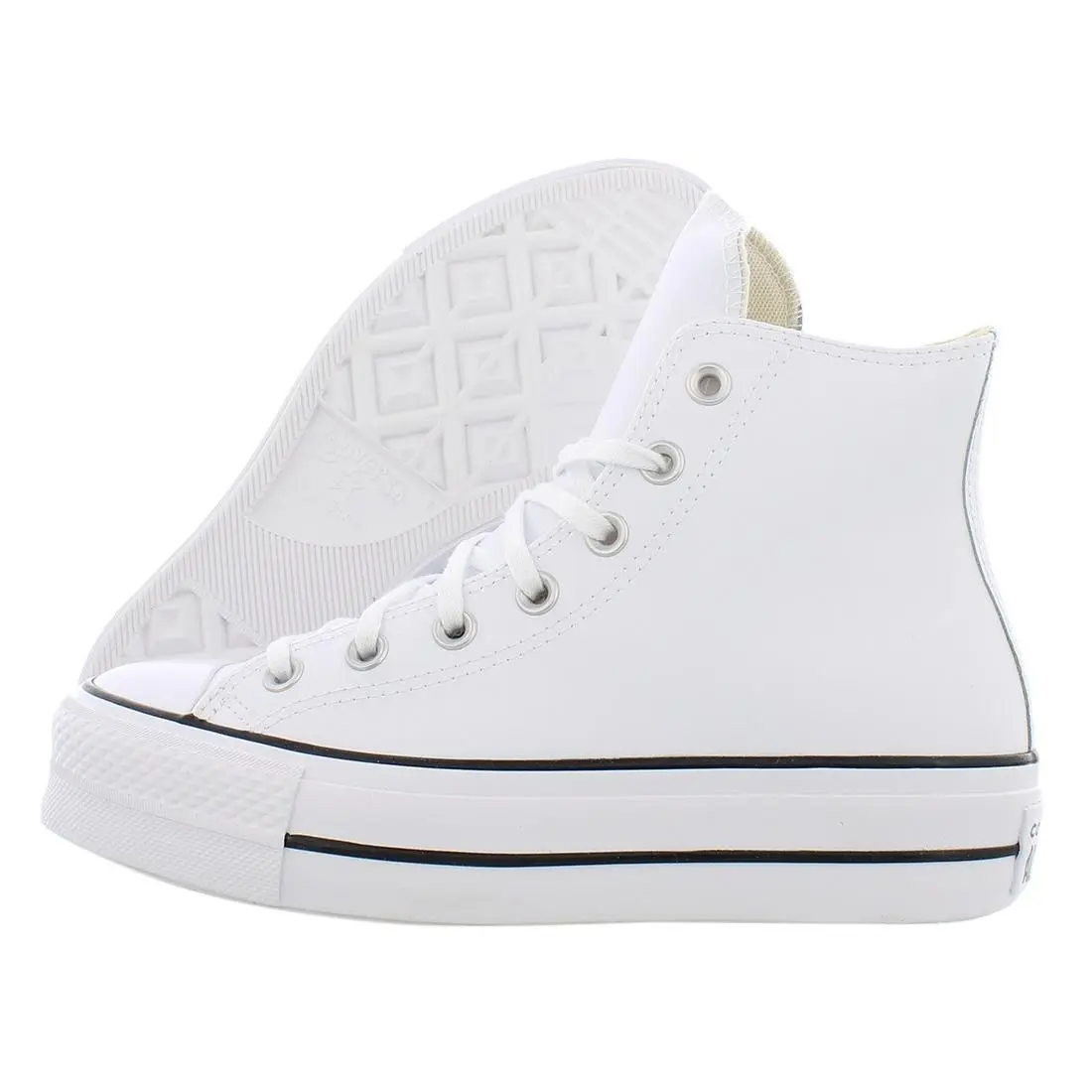 Converse shoes - White/Black, Main: White 2