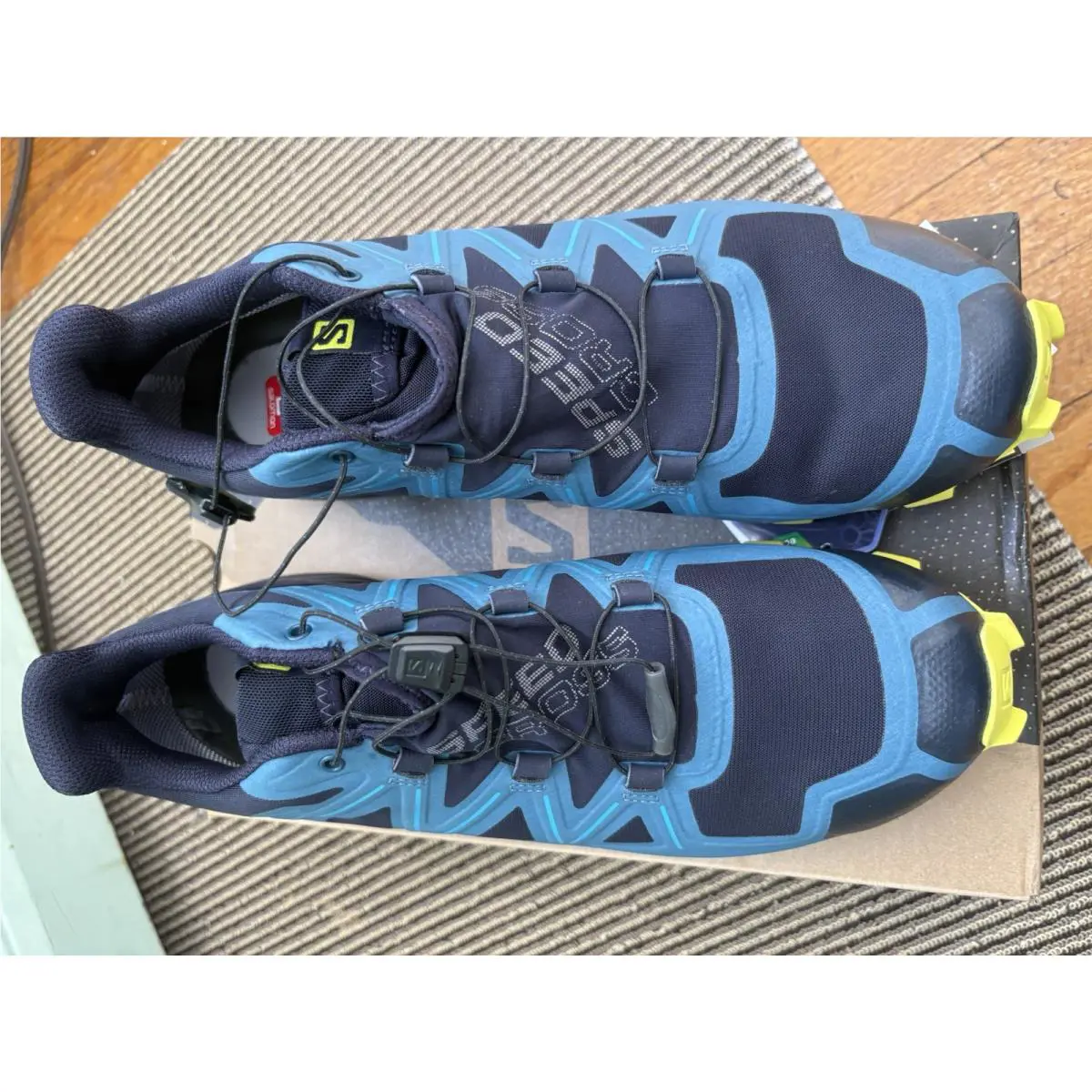 Salomon shoes - Salomon Speedcross - Speedcross - 414620 - Blue, Manufacturer: Crystal Teal, Barrier Reef, Golden Oak 9