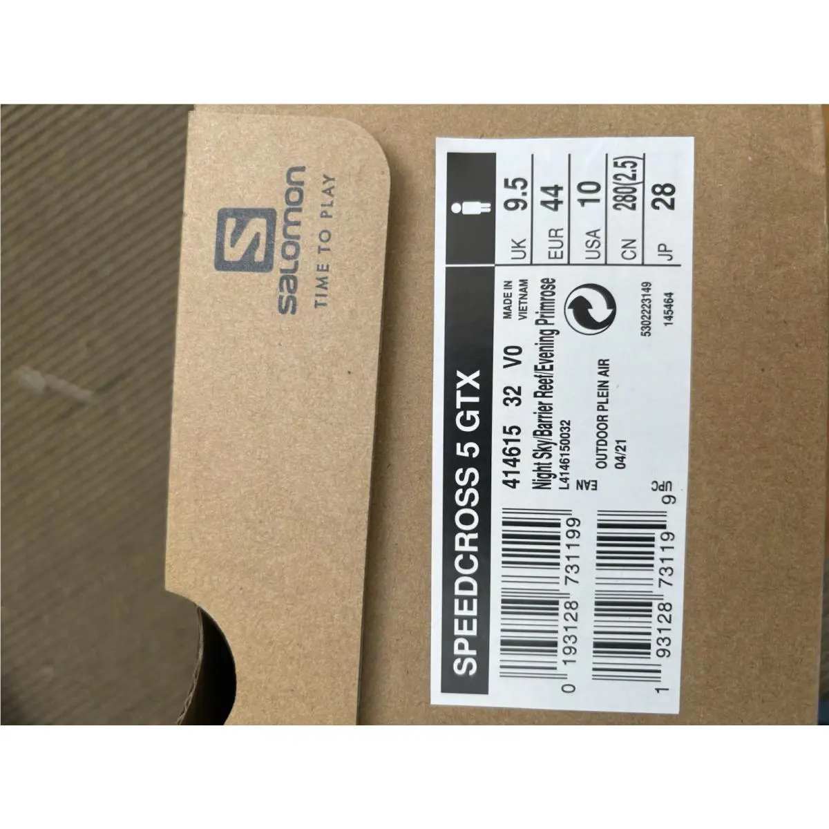 Salomon shoes - Salomon Speedcross - Speedcross - 414620 - Blue, Manufacturer: Crystal Teal, Barrier Reef, Golden Oak 1