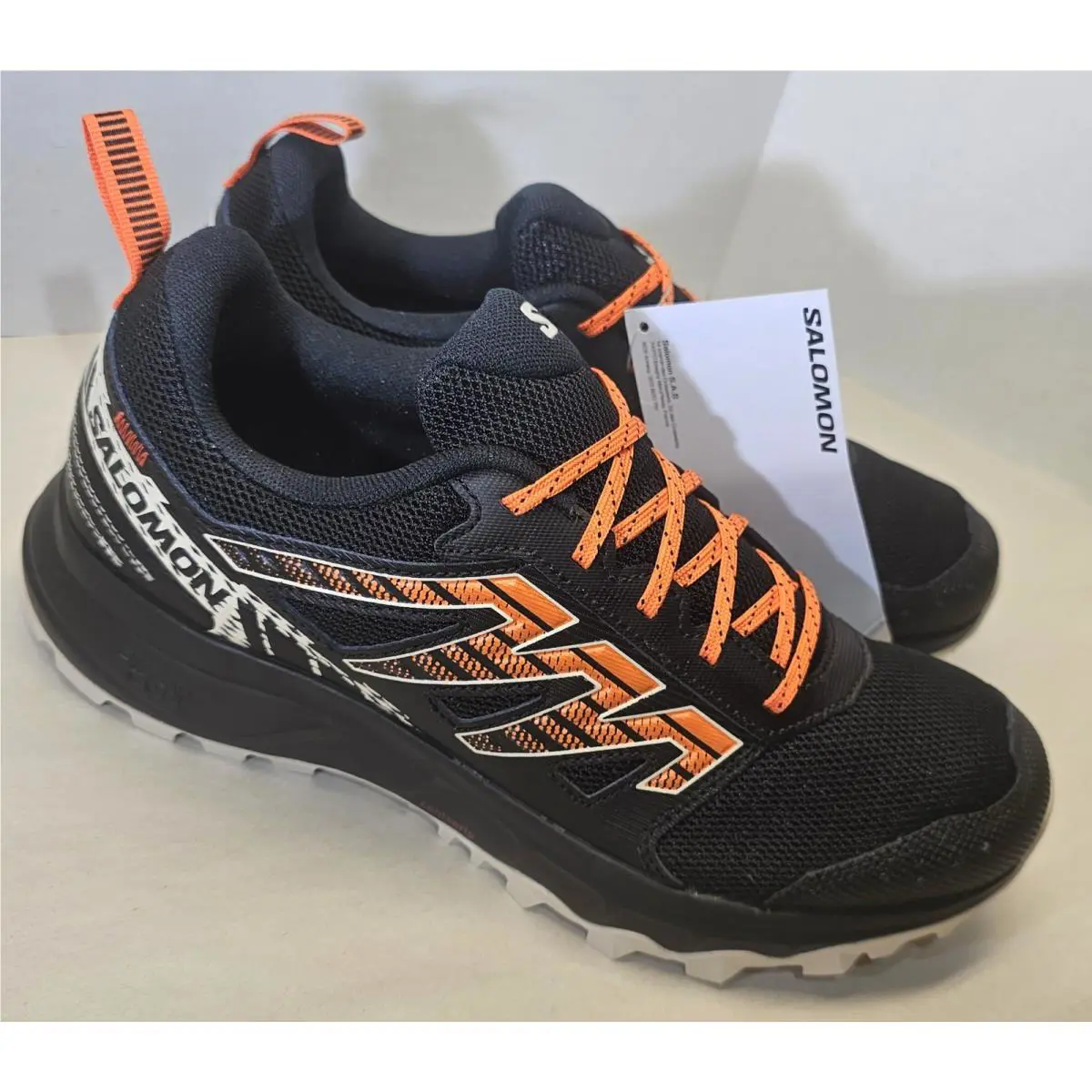 Salomon shoes - Wander - Wander - 471626 - Black/Rainy Day/Scarlet Ibis 5