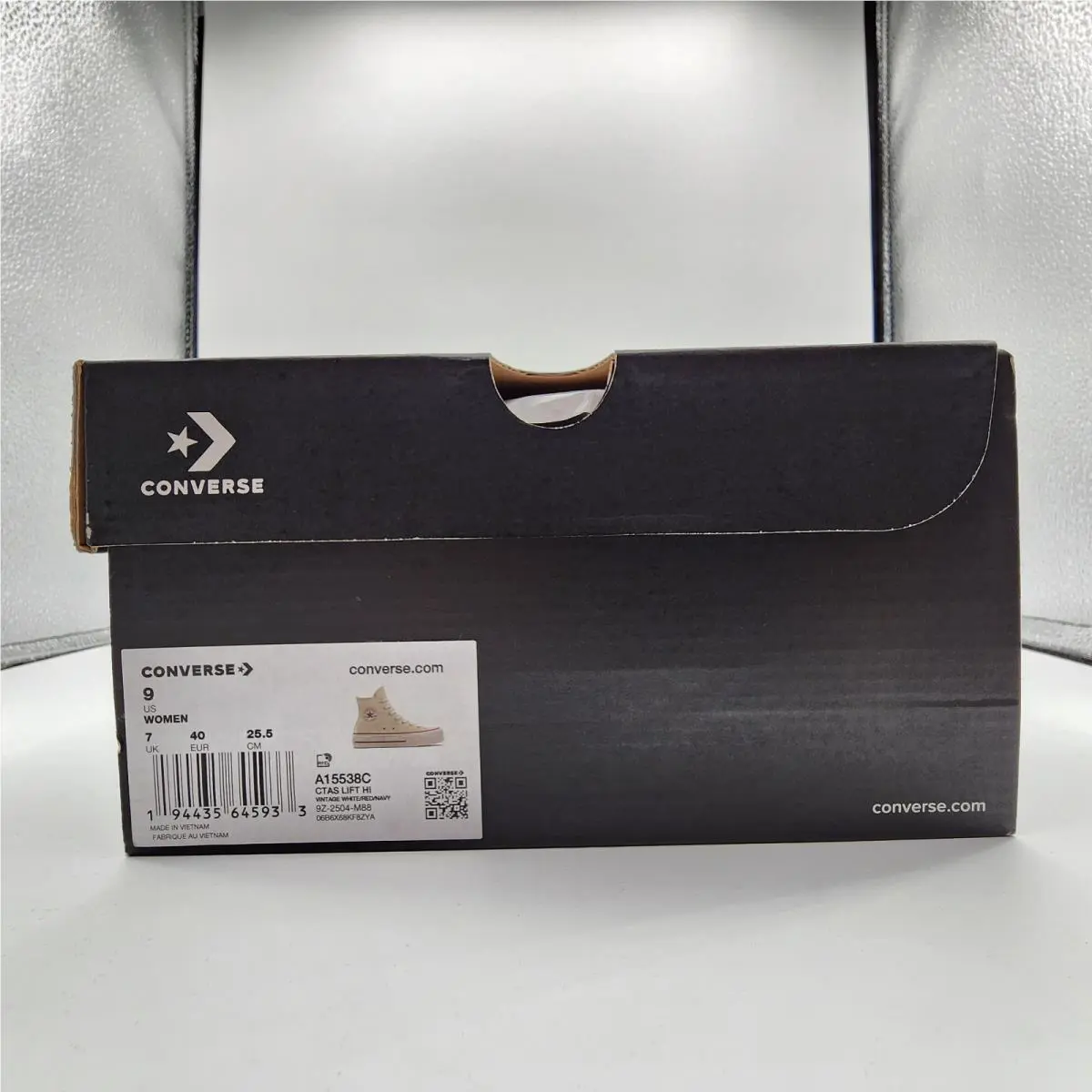 Converse shoes - Chuck Taylor All Star Lift - A15538C - White (UPC: 194435645926) 8