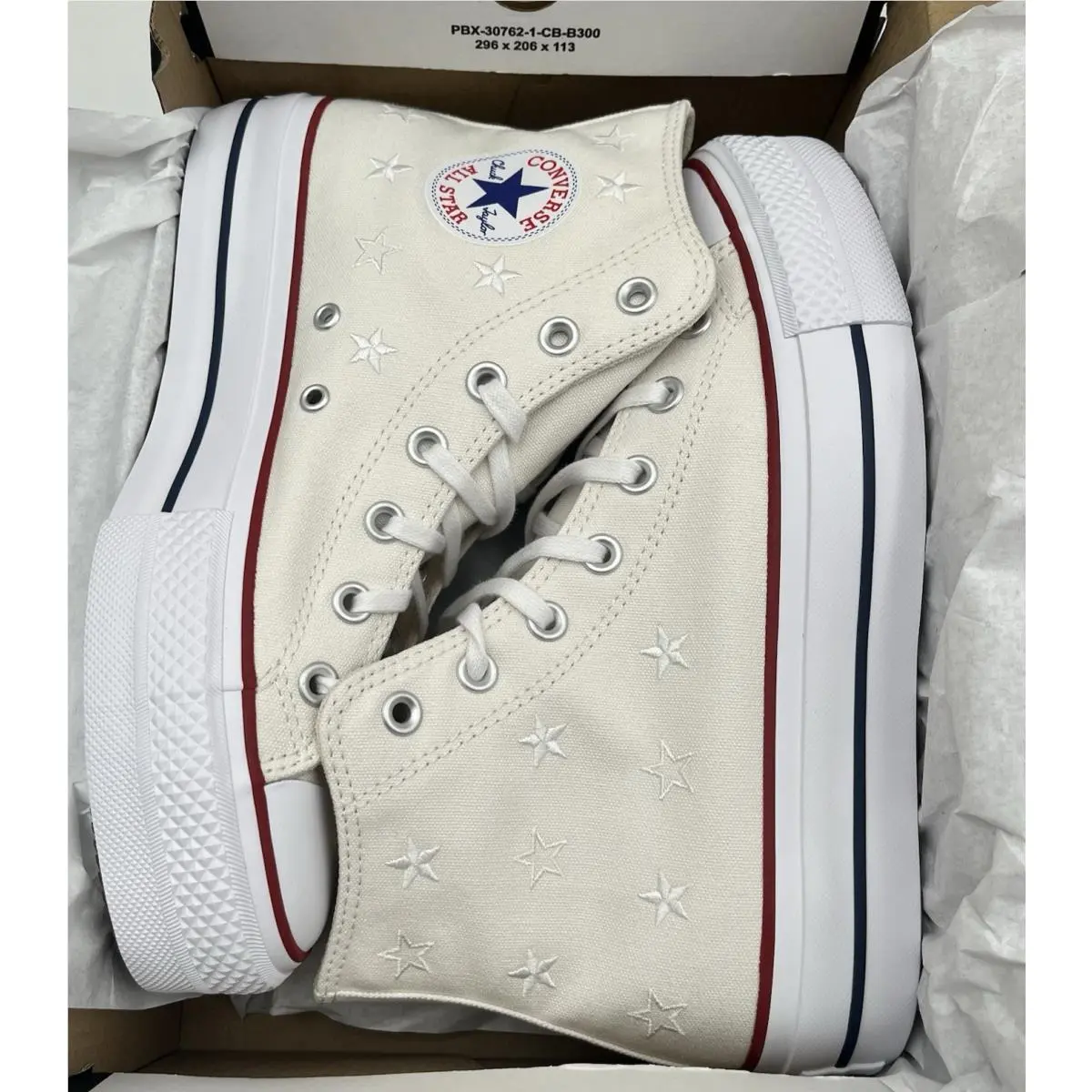 Converse shoes - Chuck Taylor All Star Lift - A15538C - White (UPC: 194435645926) 0