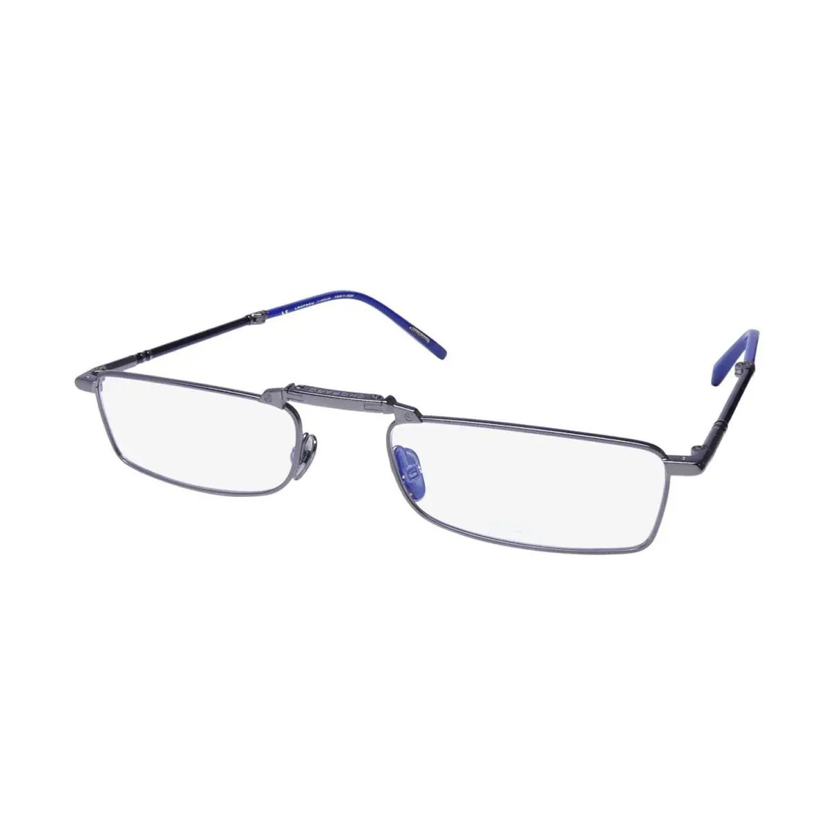 Chopard VCHD86 Eyewear 0613 Mens Rectangular Full-rim Gray Titanium Japan