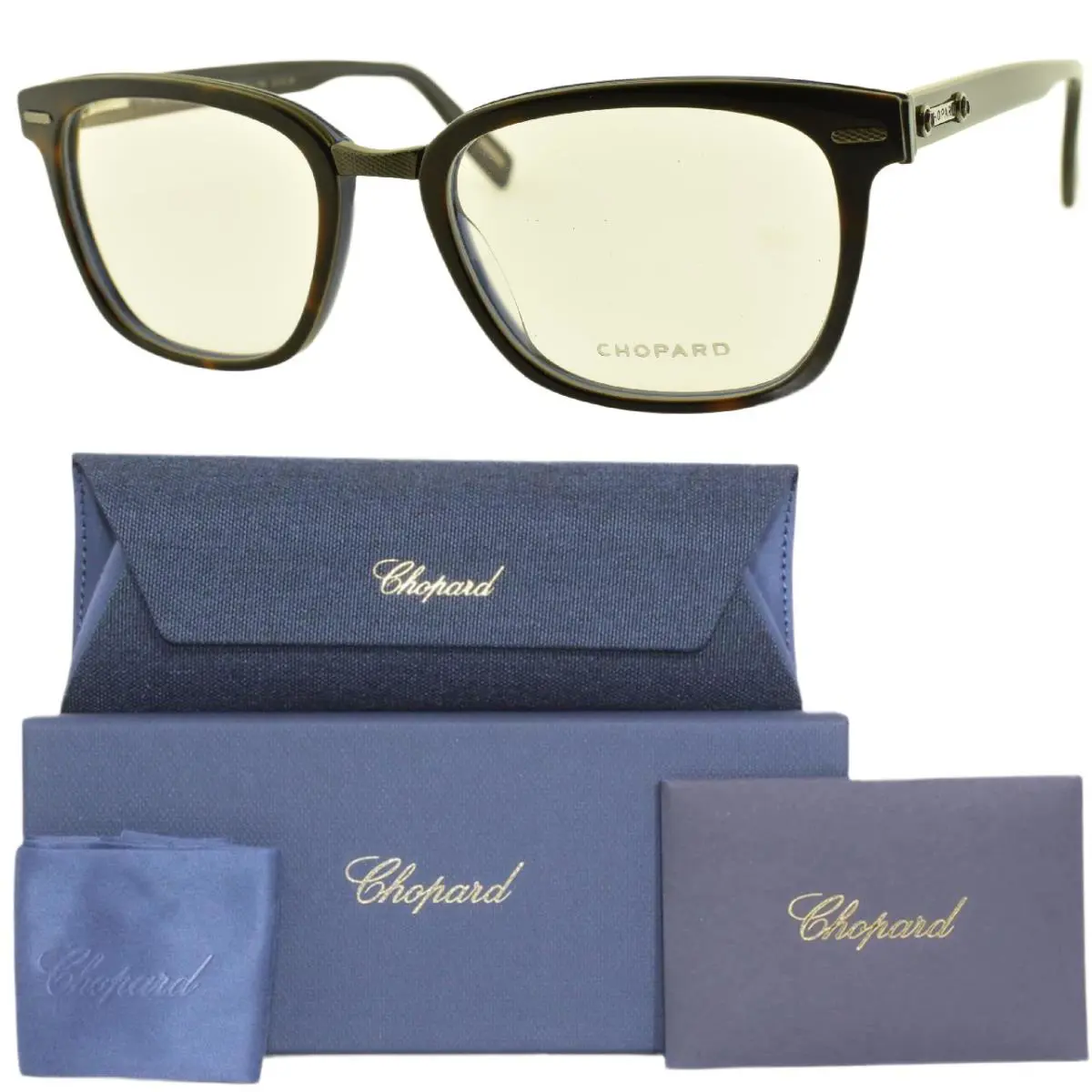 Chopard VCH203 0Z97 52-19-145 Havana Square Full Rim Unisex Optical Frame