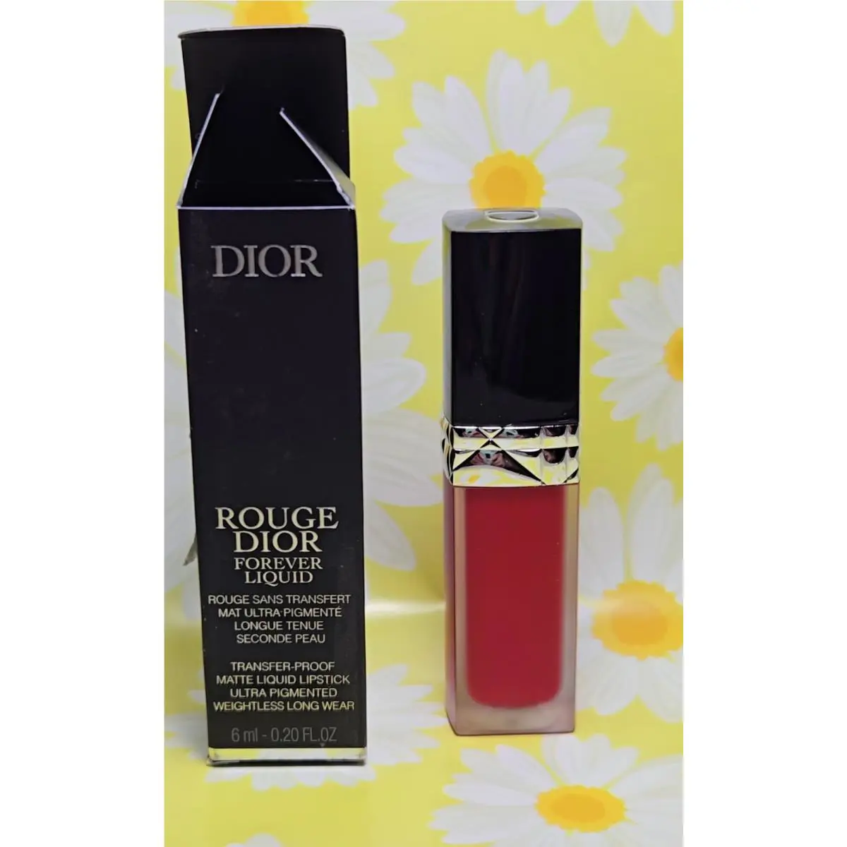 Rouge  Forever Liquid Lipstick 999  Red Full Size by Dior