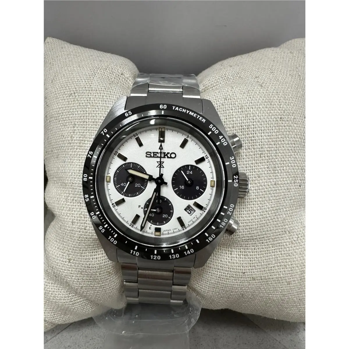 SSC961 Prospex White Panda Speedtimer Chronograph Men’s Watch by Seiko