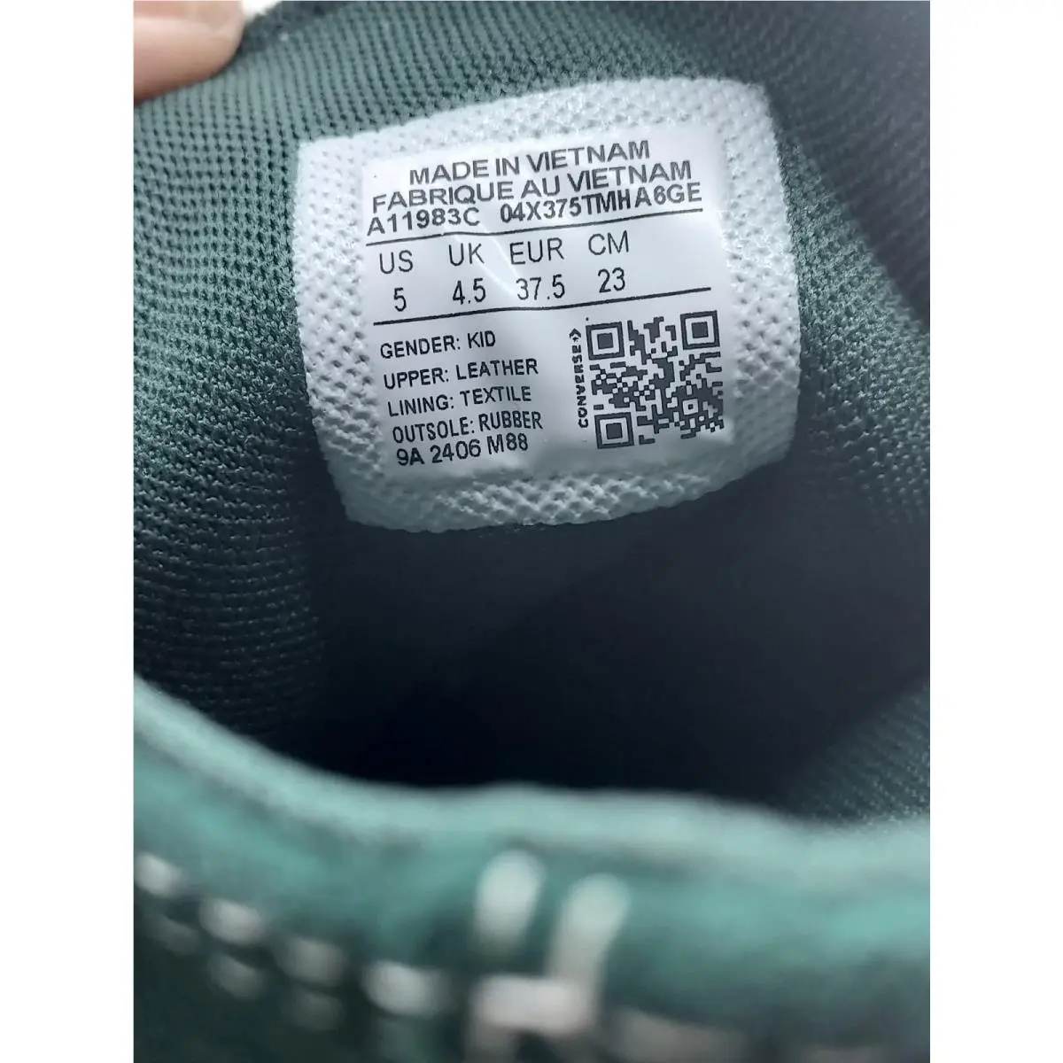 Converse shoes - Converse CTAS Hi - CTAS - A11983C - Green (UPC: 194435121536) 8