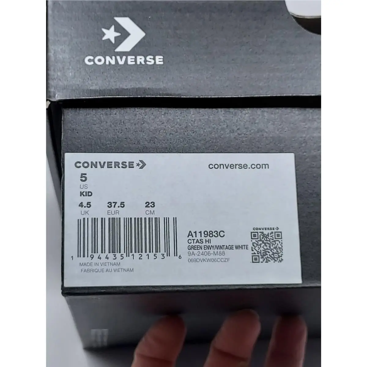 Converse shoes - Converse CTAS Hi - CTAS - A11983C - Green (UPC: 194435121536) 7
