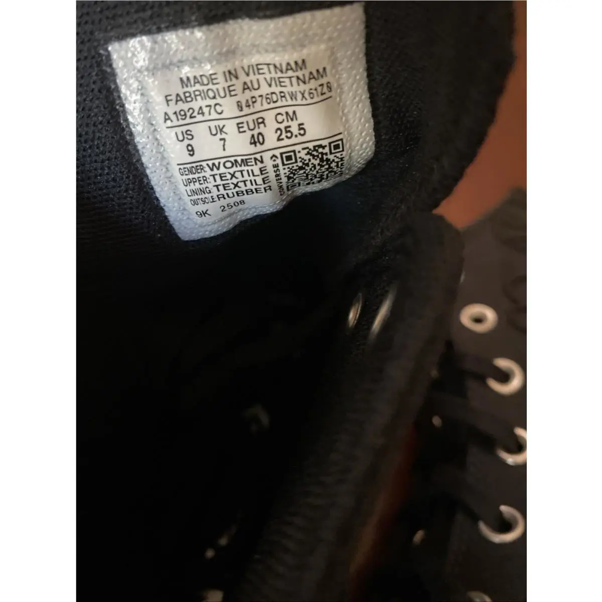 Converse shoes - Converse Chuck Taylor All Star - A19247C - Black (UPC: 194435863702) 5