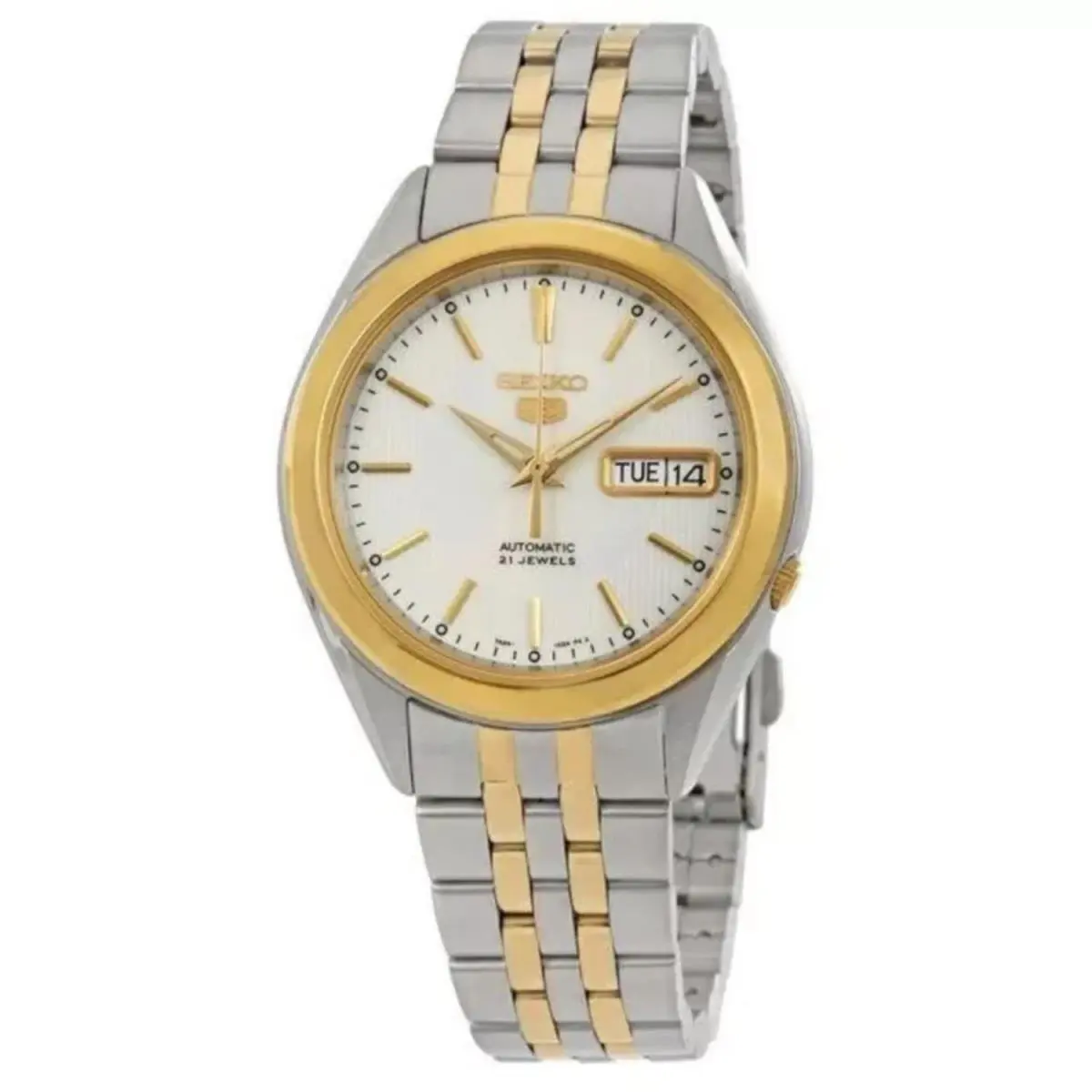 Seiko Men`s Classic Gold Dial Watch - SNKL24K1