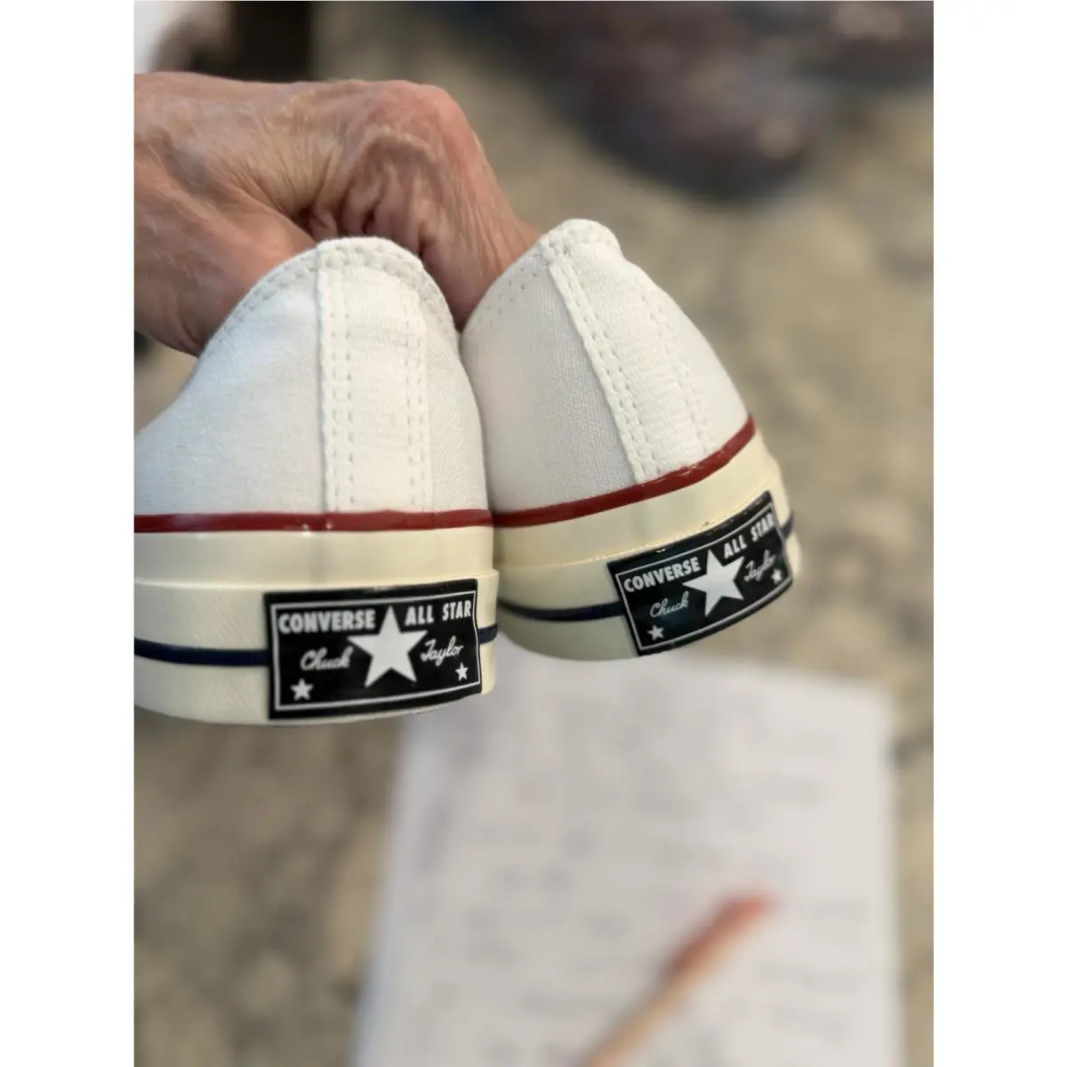 Converse shoes - White 3